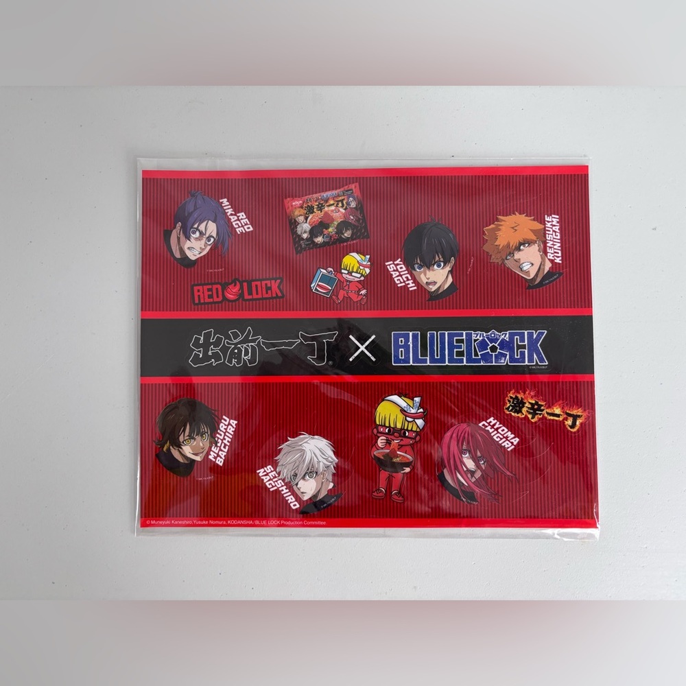 Nissin Instant Noodle x Bluelock Stickers